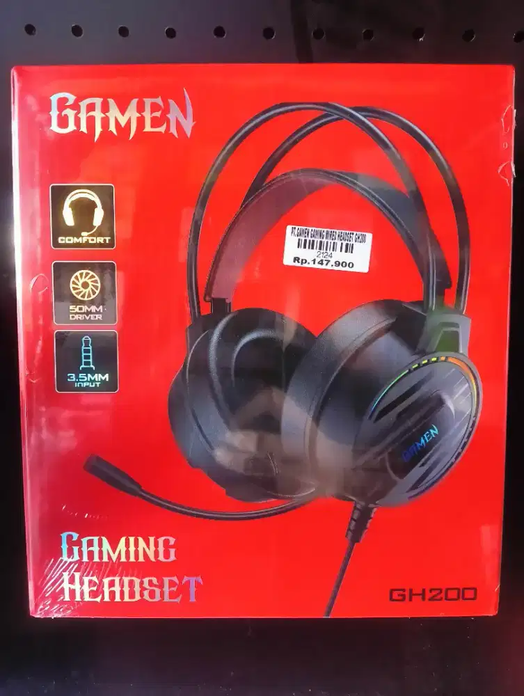 GAMEN GAMING WIRED HEADSET GH200 | ATLANTIS DAHSYAT
