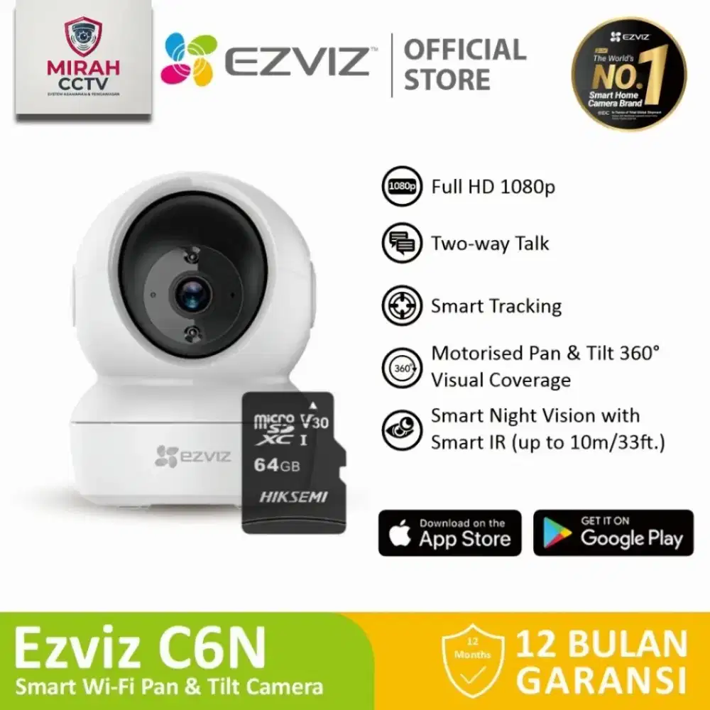 Paket instalasi CCTV wireless EZVIZ