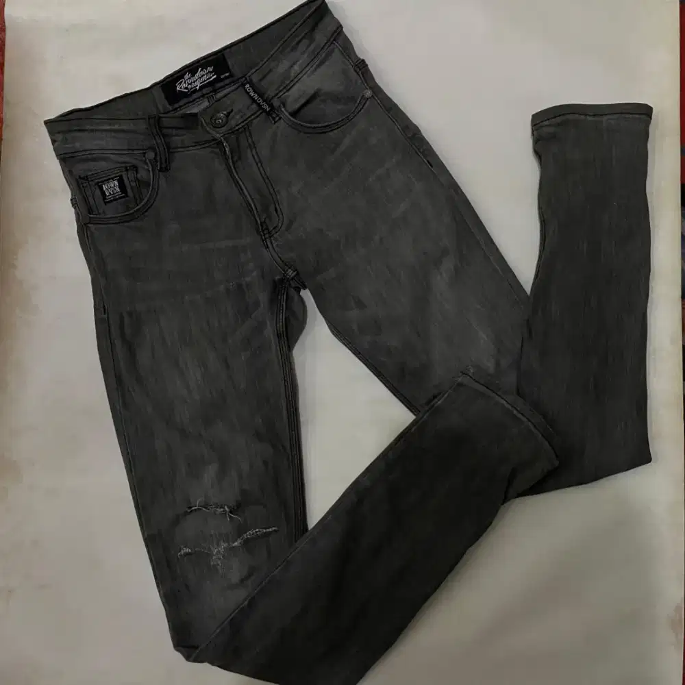 Celana Panjang Distro Rown Slim Fit Stretch Pria