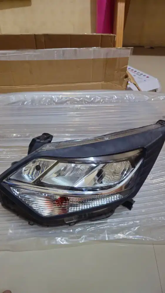 HeadLamp ORIGINAL Lampu Led SIGRA CALYA Facelift Asli Bonus Garnish