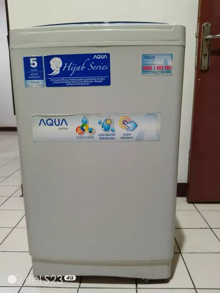 Dijual Mesin Cuci Merk Aqua Hijab Series 7kg 1 Tabung