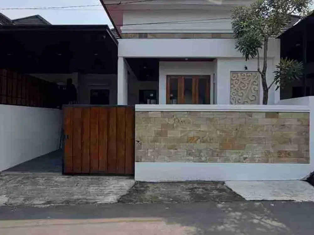 RUMAH BARU PUTIH LIMASAN MODERN - OPEN SPACE BERKUALITAS DI JALAN KALIURANG KM 13 SUKOHARJO