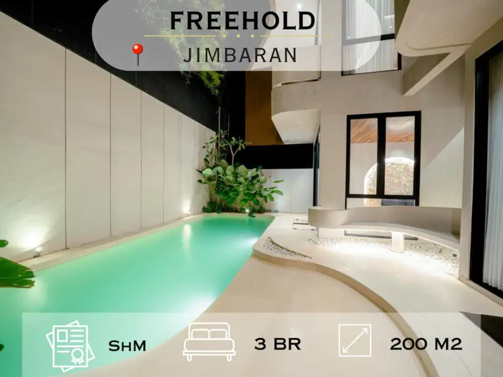 Tropical Modern Villa Lokasi Jimbaran - Ungasan - Bali