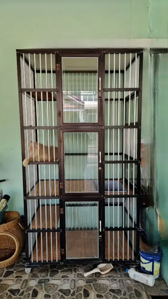 KANDANG KUCING 3 TINGKAT