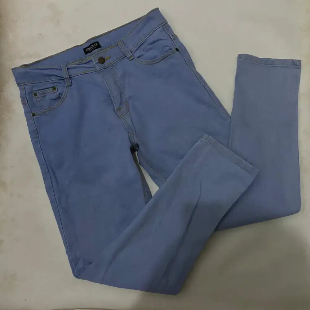 Celana Denim Panjang Ribsgold Regular Fit Jeans Pria
