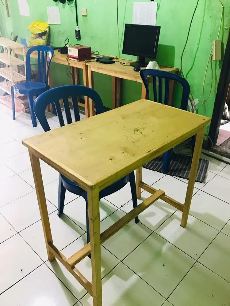 Obral Paket Meja Jati dan Kursi