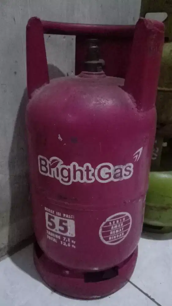 Tabung LPG elpiji bright gas 5,5kg