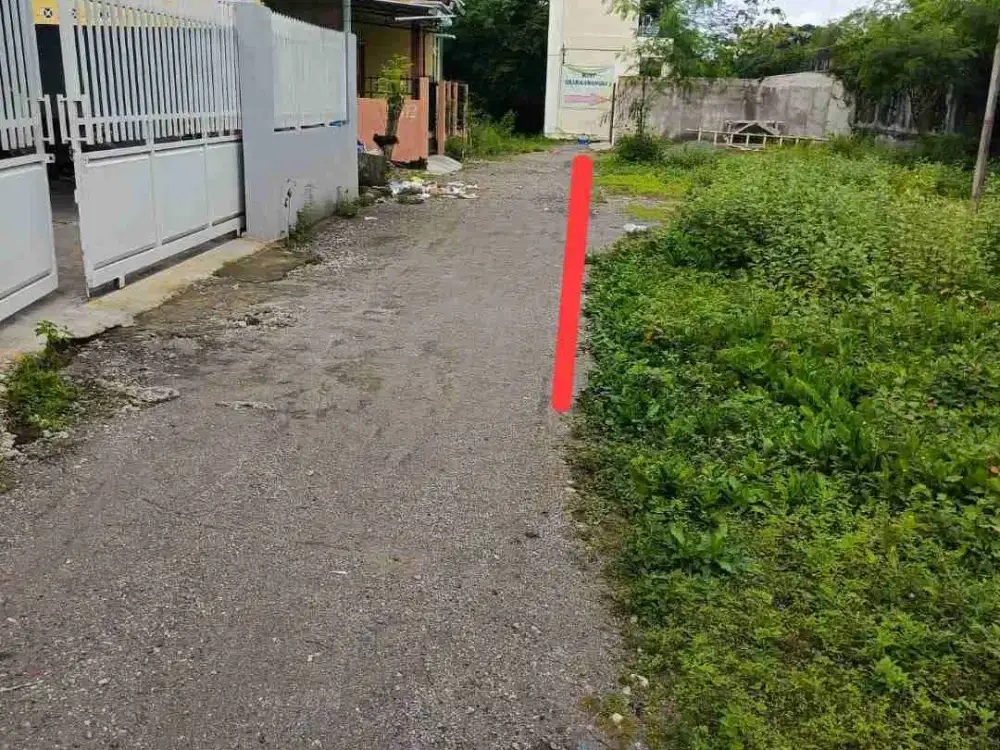 Tanah Pekarangan Belakang Kampus UII Jakal – SHM, Lebar Depan 22 Meter!