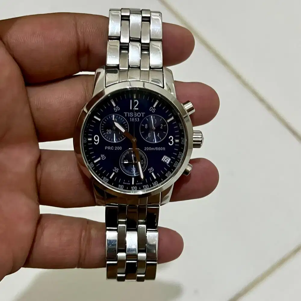 tissot prc 200 blue dial original