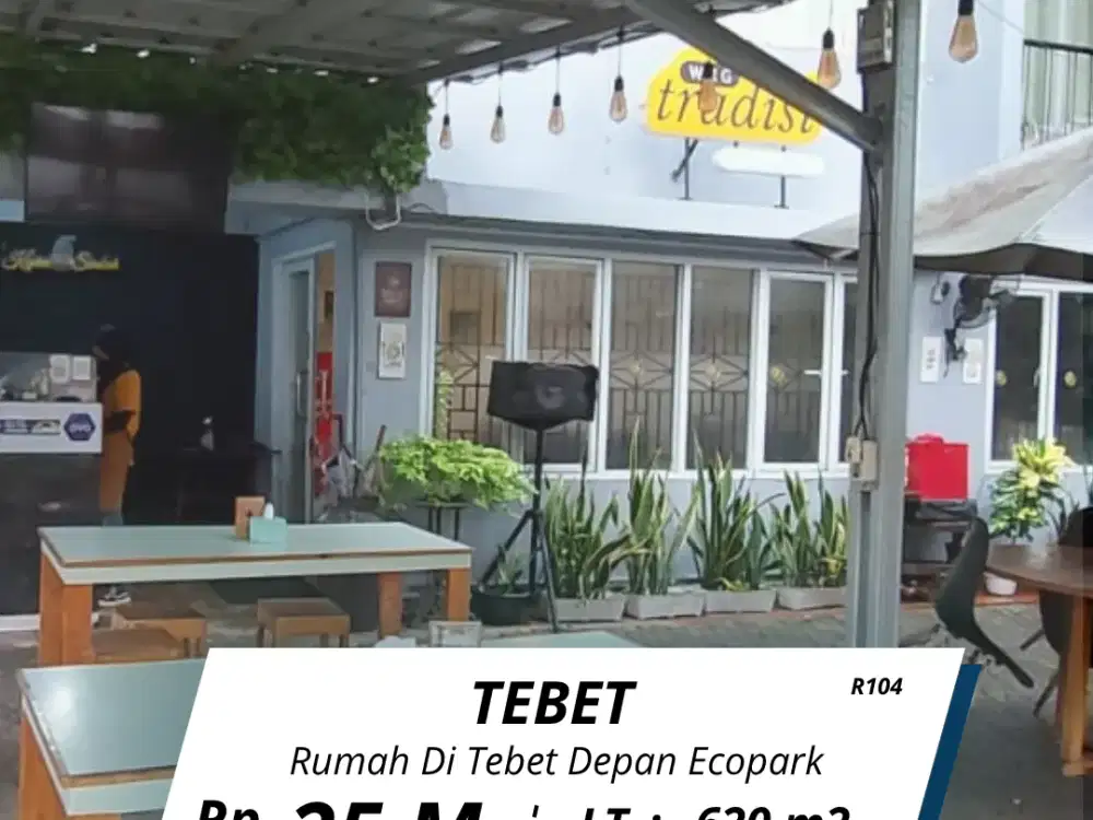 Di jual rumah Tebet jalan 3 mobil depan ecopark lokasi strategis untuk usaha dan perkantoran ( R104 )