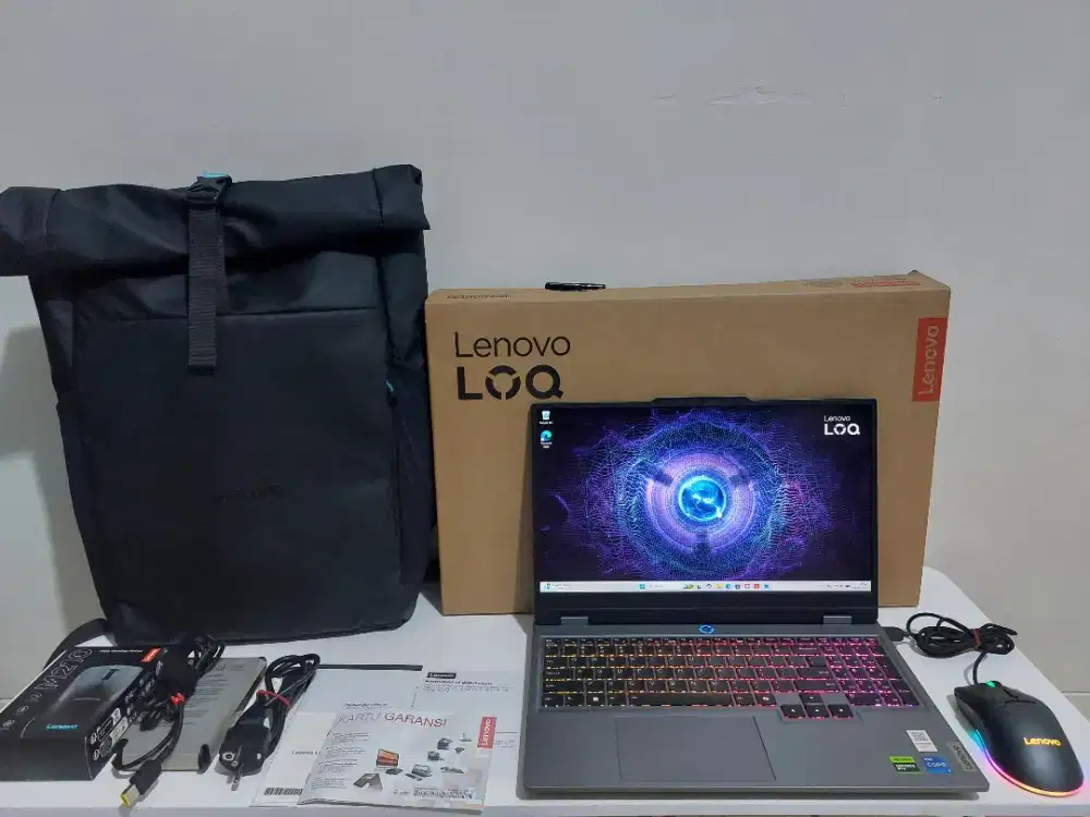 Lenovo LOQ 15IRX9 i7 Gen13,Ram 16gb,SSd512gb RTX4050 Fulset!Garansi ON