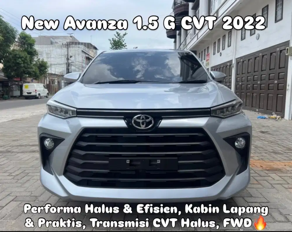 (TDP 40 JUTA!) Toyota New Avanza 1.5 G CVT/Automatic Silver 2022