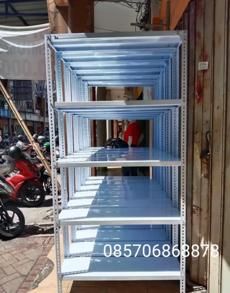 Rak besi siku lubang serbaguna