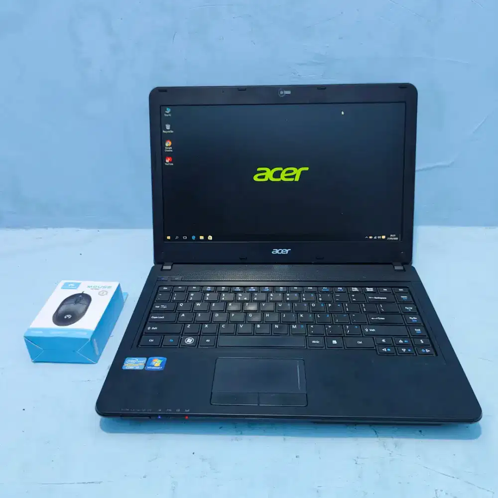 Laptop Acer Travelmate Slim Core i3 Ram 6GB bonus Mouse Baru