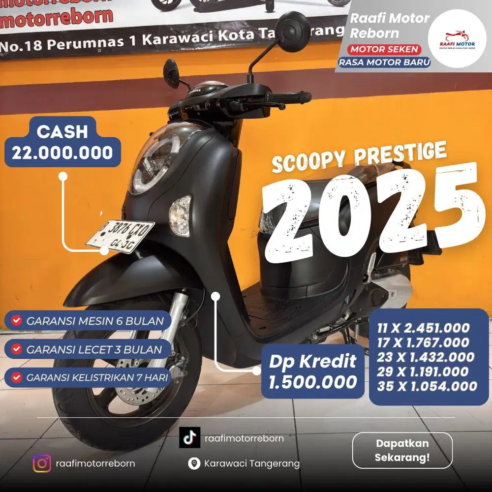 Scoopy Prestige 2025 [Garansi 6 Bulan]
