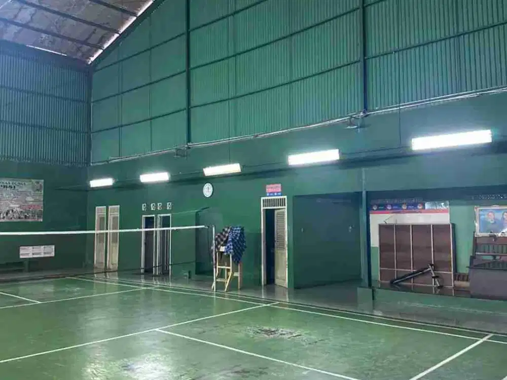 Gudang ex Gedung Bulutangkis DIsewakan di Mangunjaya Tambung Selatan