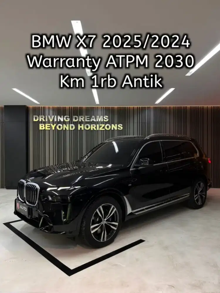 BMW X7 Xdrive40i XLine 2025 Hitam Km1rb B225GRC Nik 2024