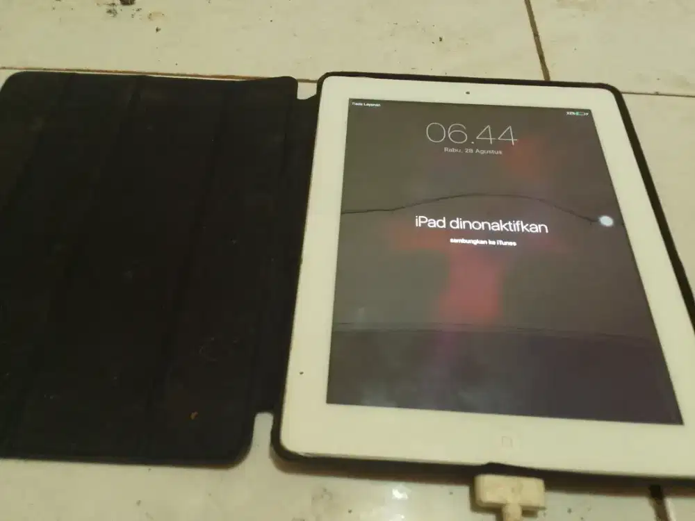 iPad kondisi dinonaktifkan (sambungkan ke itunes)