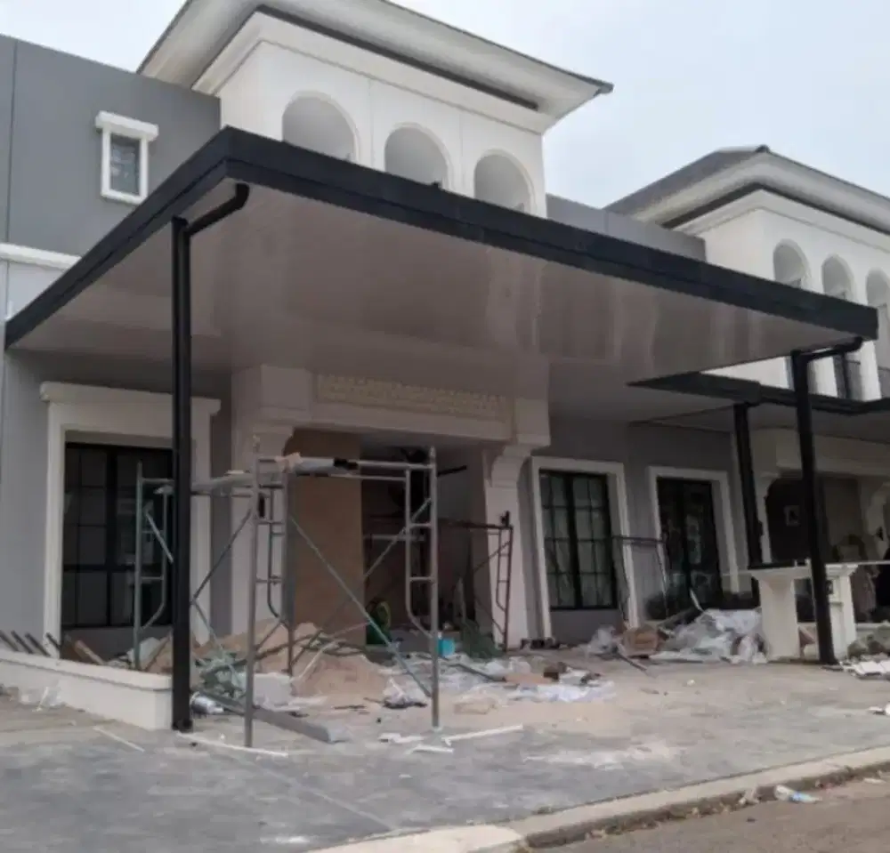 Pemasangan Kanopi, Plafon PVC & rangka baja ringan