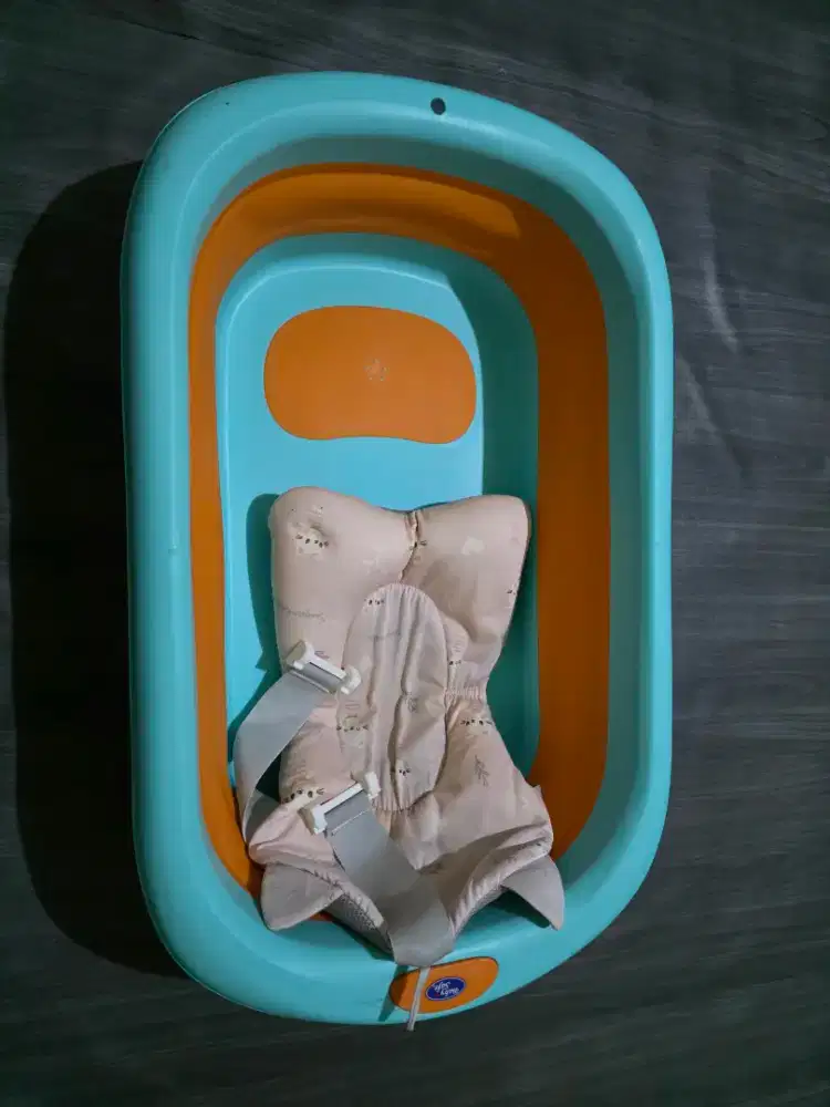 Bak mandi bayi free bantal mandi