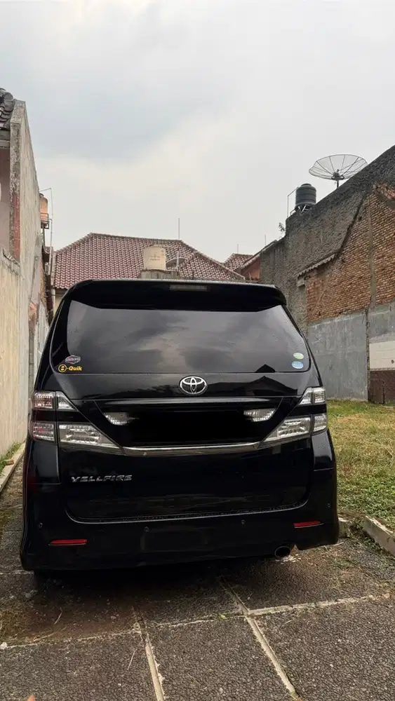 Toyota Vellfire 2010 Bensin