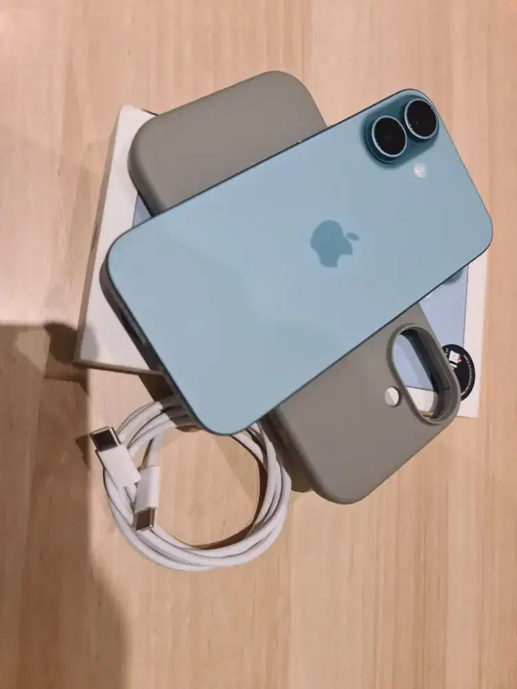 iPhone 16 Teal 128GB iBox Garansi April 2027