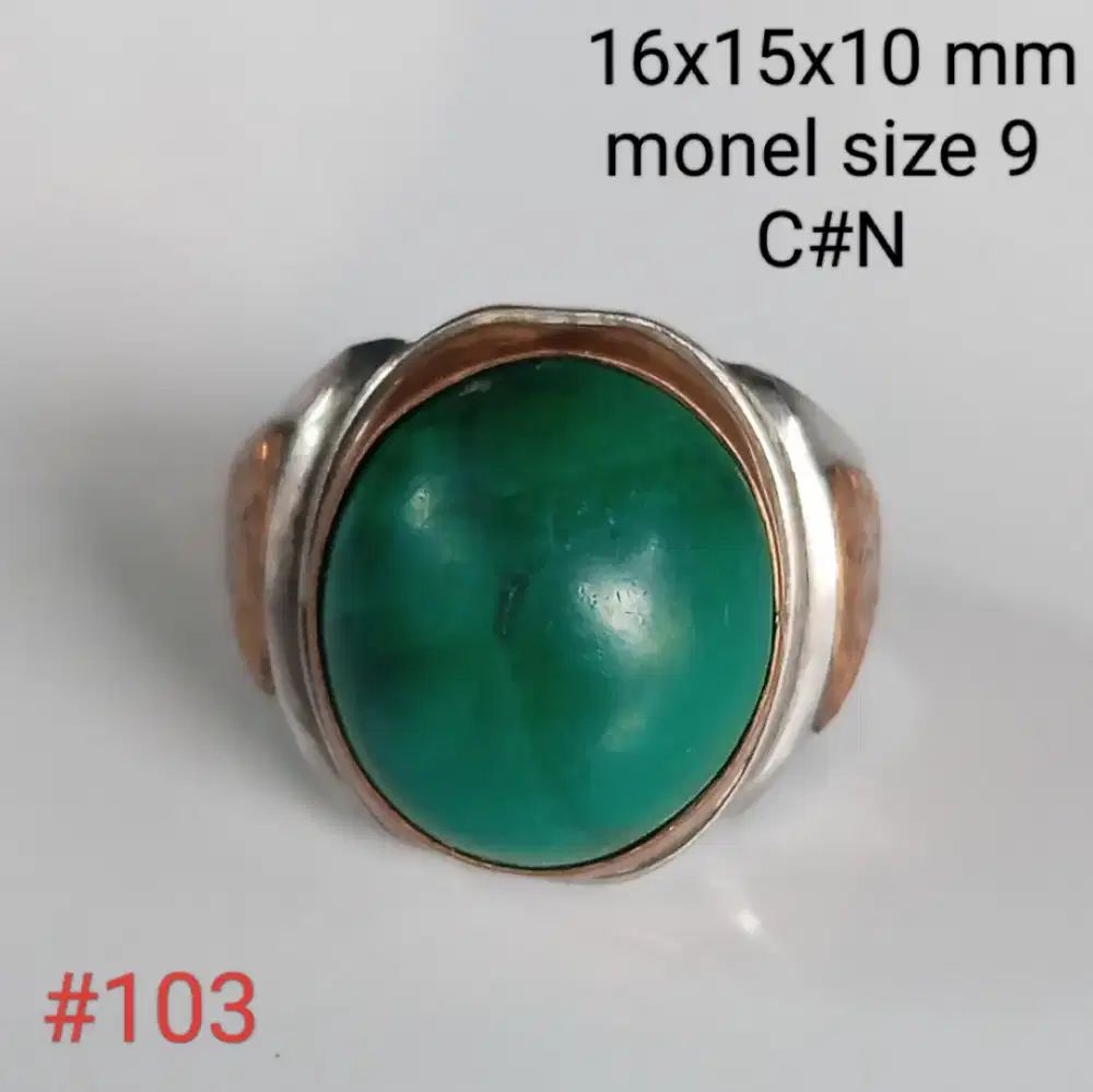 Batu natural green malachite