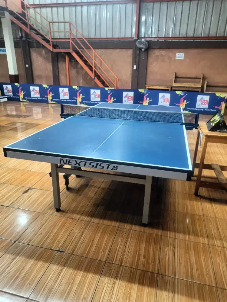 Meja tenis Nexxist 25 mulus  bagus siap pakai warna biru asli standart