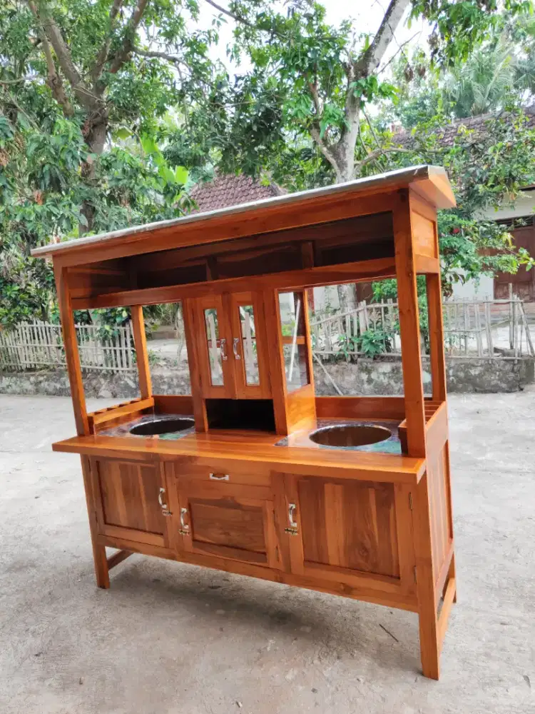 Sedia Gerobak Angkringan, Bakso Mie Ayam, Bubur, Sate, Soto, Pecel dll