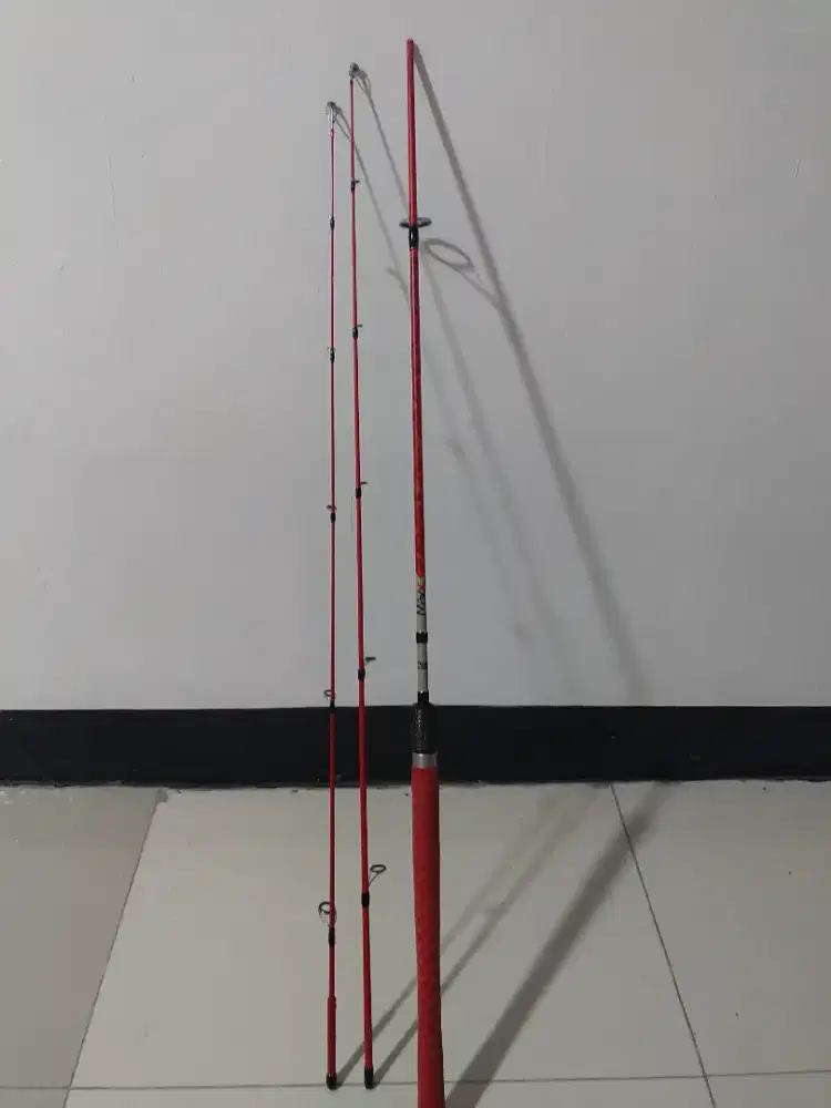 Joran/rod/pancingan Abu Garcia MAX X 10-20lb 180 + Blank lentur