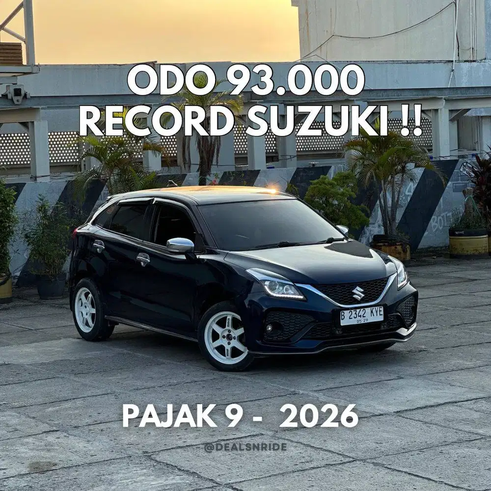ODO 93.000 FULL RECORD !! PAJAK 9/2026 SUZUKI BALENO HATCHBACK 2020