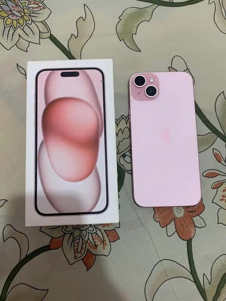 JUAL HP IPHONE 15 Pluss (15+) 256gb ex ibox