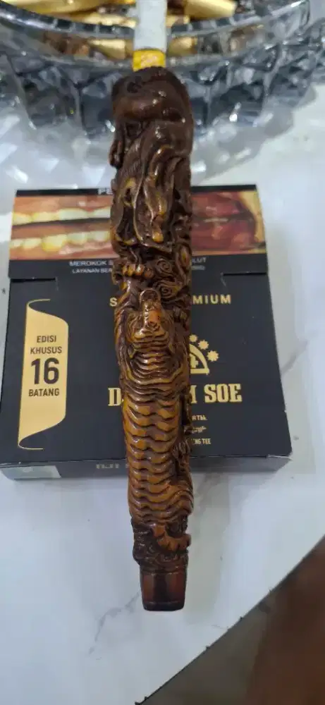 PIPA ROKOK ONCE PULEN GURIH FULL UKIR + SARKUL