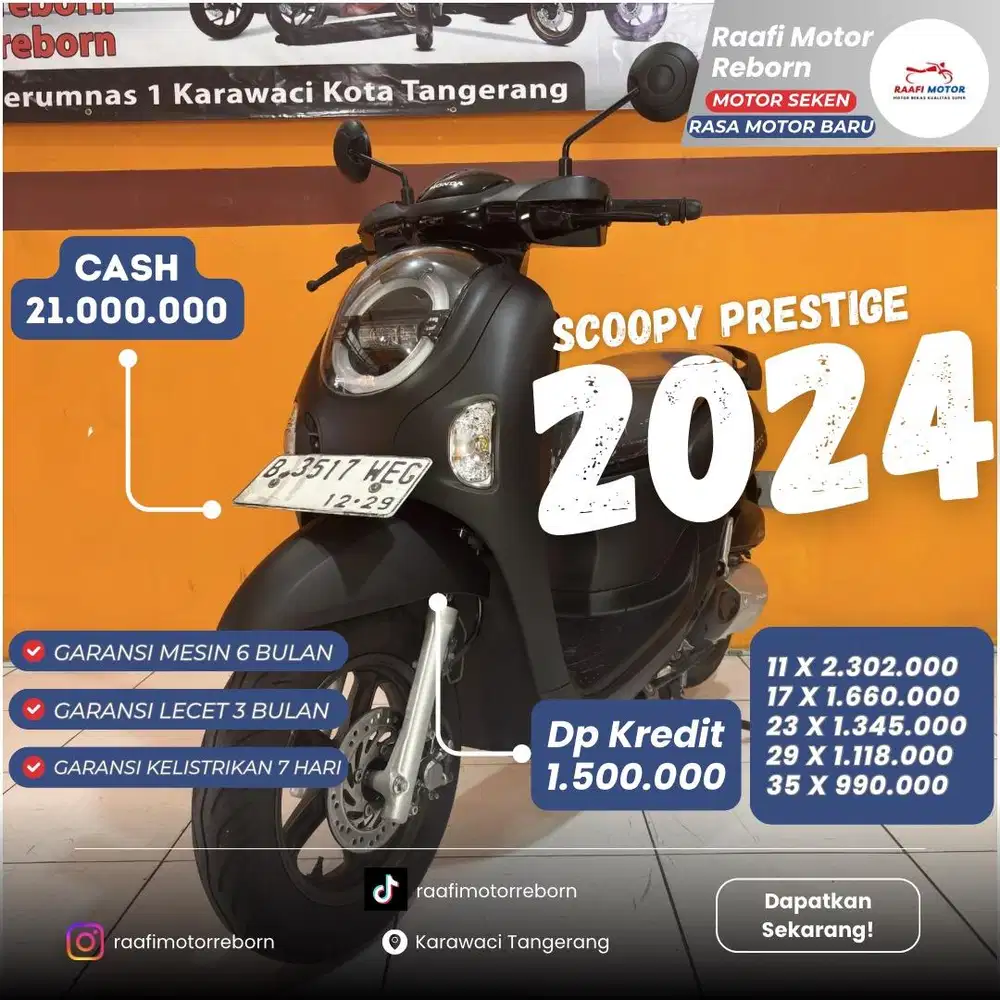Scoopy Prestige 2024 [Garansi 6 Bulan]