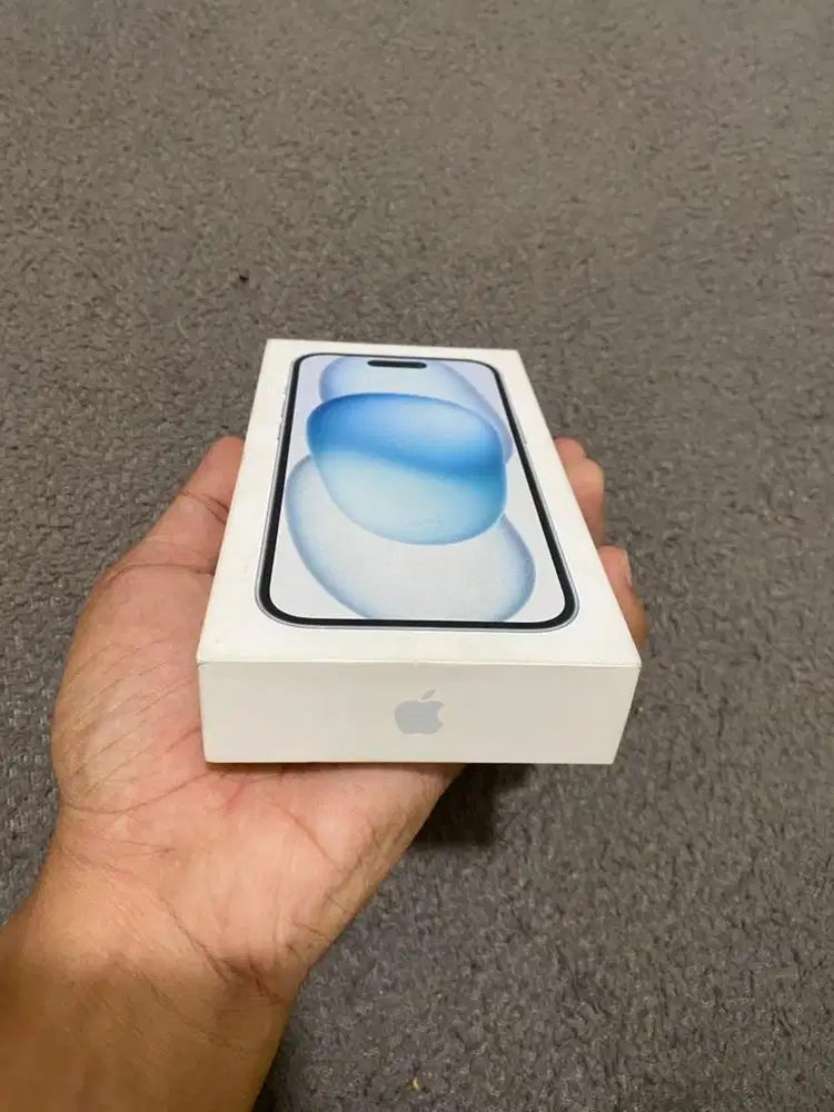 Di jual Iphone 15 128 GB Blue iBox New Segel
