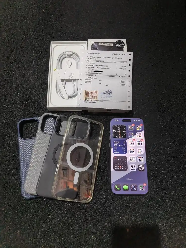 iPhone 16 Pro Max 256GB Resmi GDN (Blibli) - Black Titanium