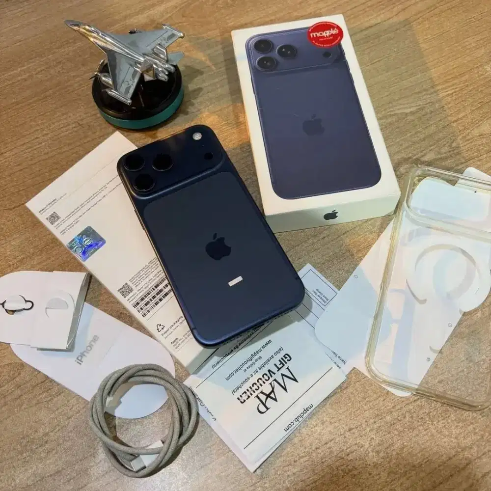 Ready Stok iPhone 17 Pro Max 256GB iBox Deep Blue Fullset Second