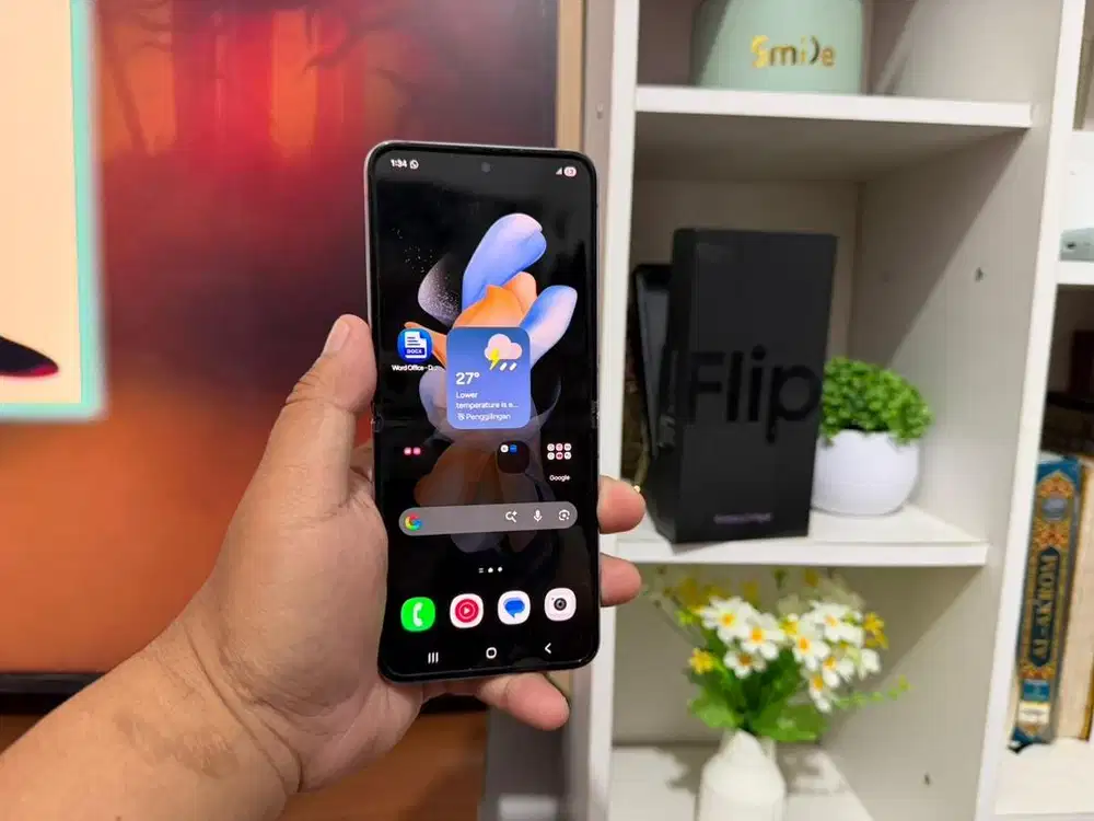 Samsung z flip 4 8/128gb mulus fullset like new