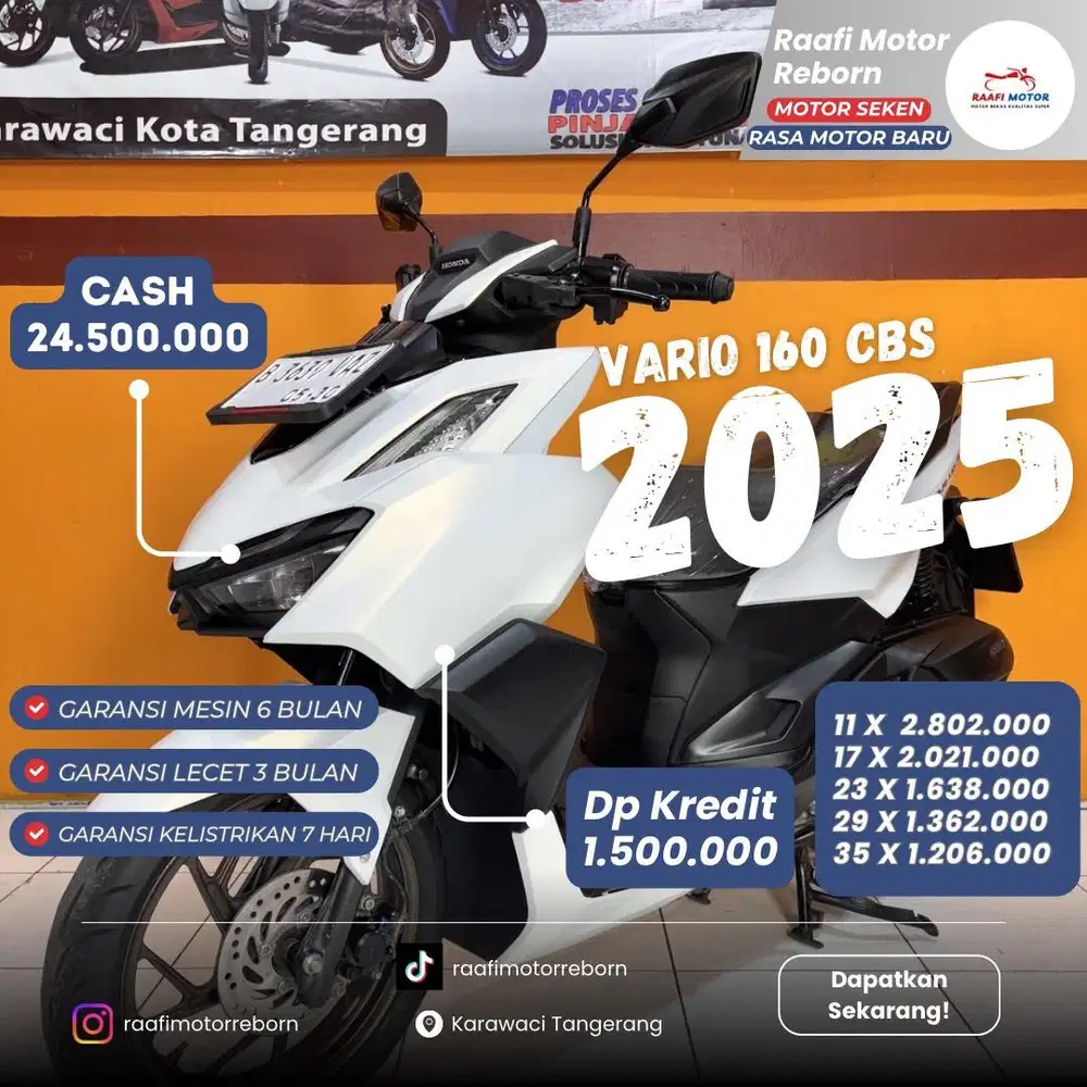 Vario 160 CBS 2025 [Garansi 6 Bulan]