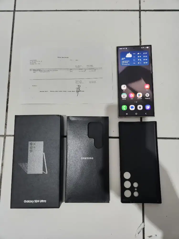 S24 Ultra 12/256Gb Like New Pemakaian Pribadi