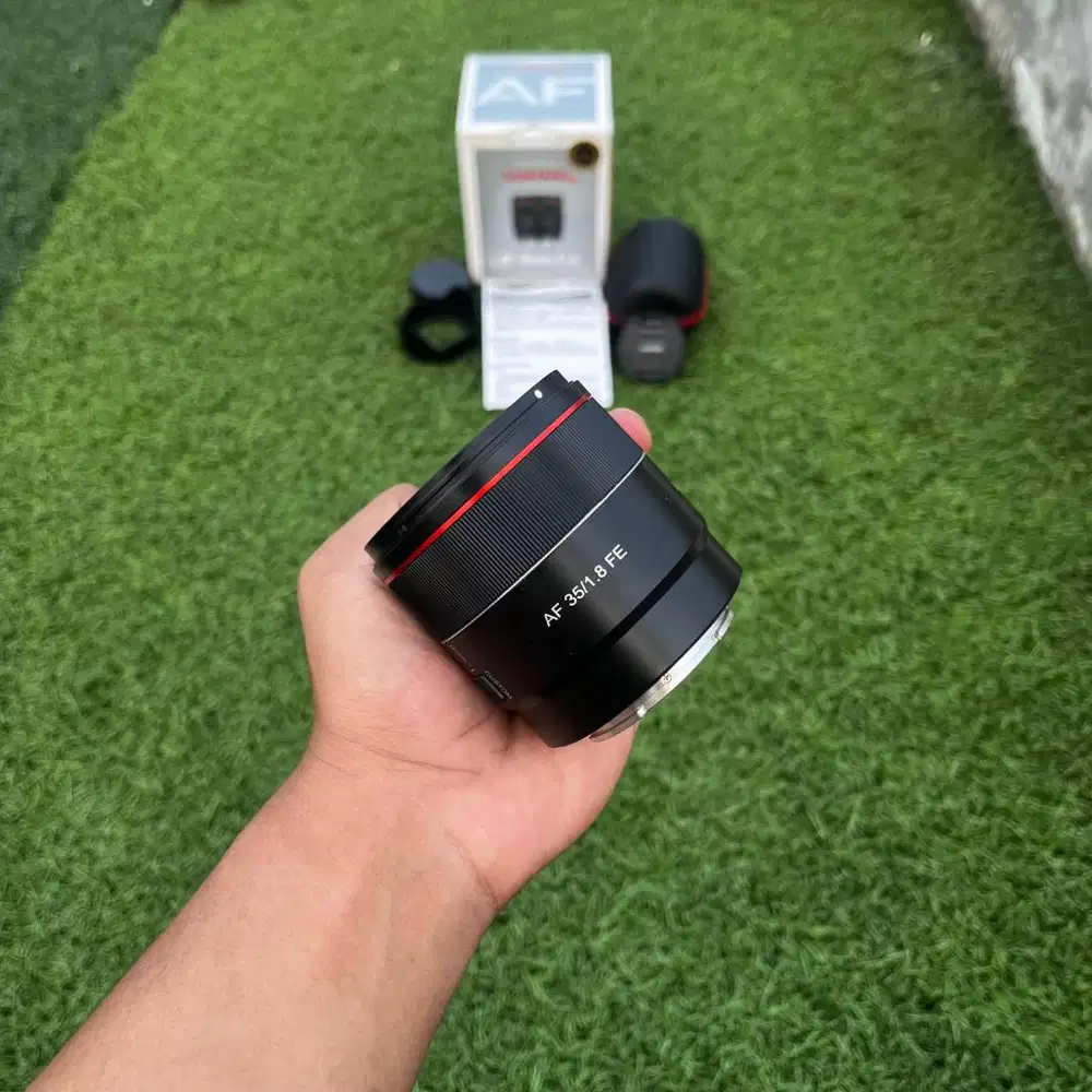Lensa Samyang Af 35mm f1.8 Fe Fullset Dus Box For Sony
