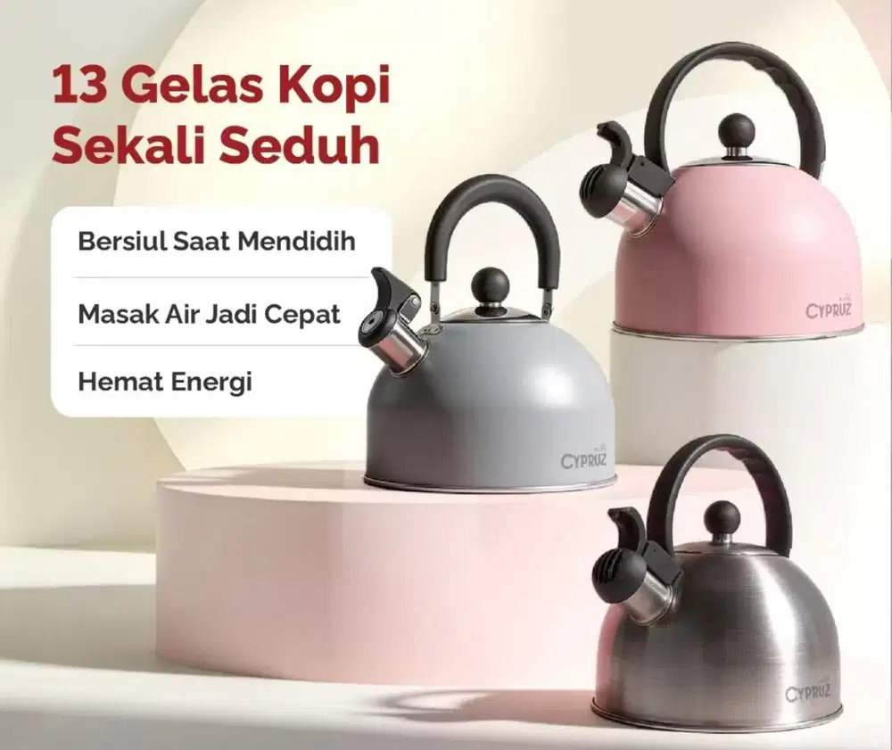Teko Cypruz warna pink