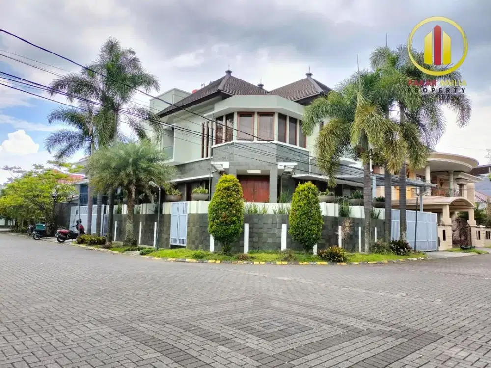 Dijual Rumah Hook Mewah Batununggal Bandung Depan Taman Full Marmer