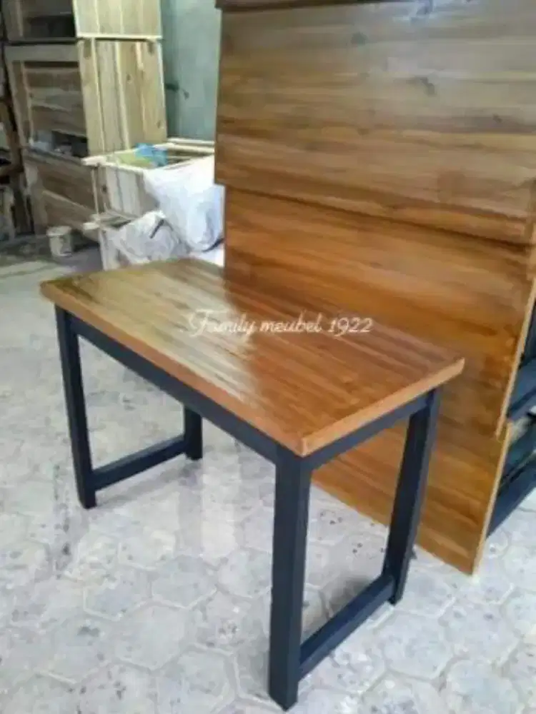 Meja atau kursi keperluan rumah dan warung makan, meja belajar laptop