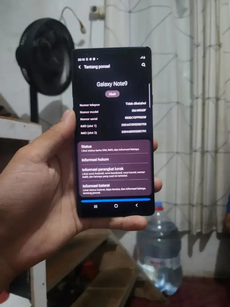 Samsung note 9 ram 6/128
