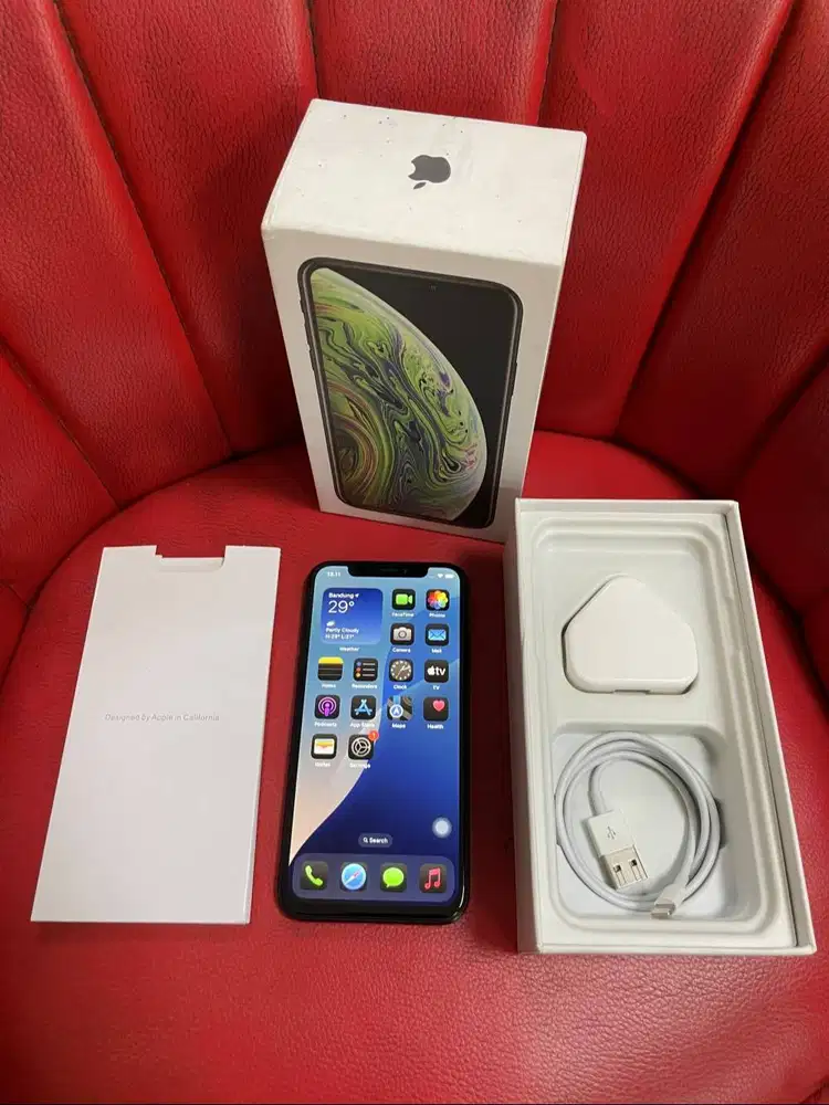 iPhone XS 256gb Space Gray Sinyal Permanen Fullset