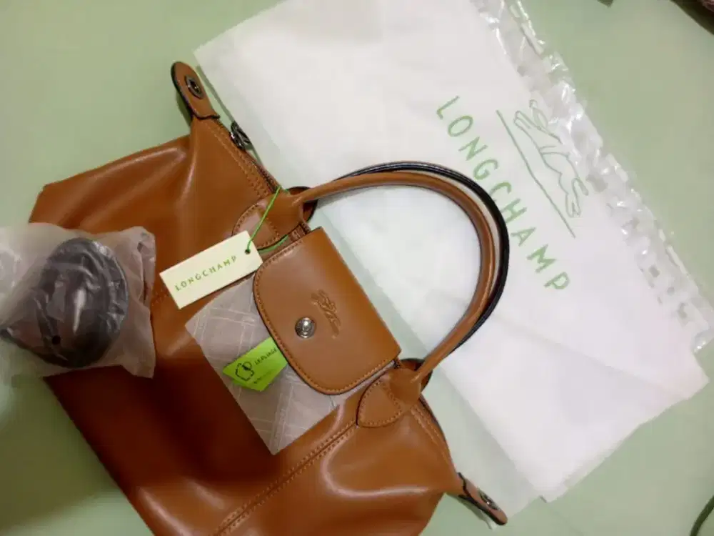 NEGOOO Tas Longchamp Cuir Medium Old Money