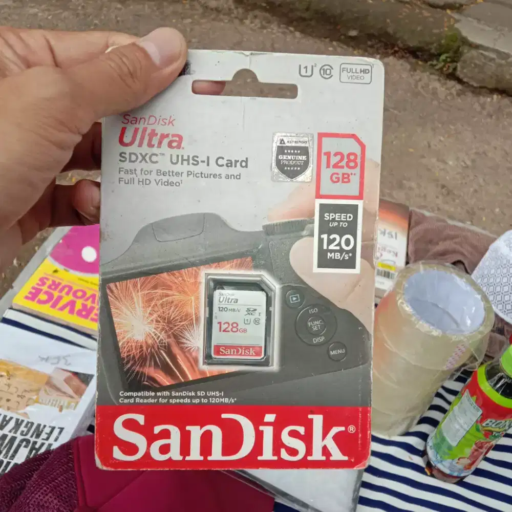 COD Kab Bandung SD Card Sandisk 128GB ORI