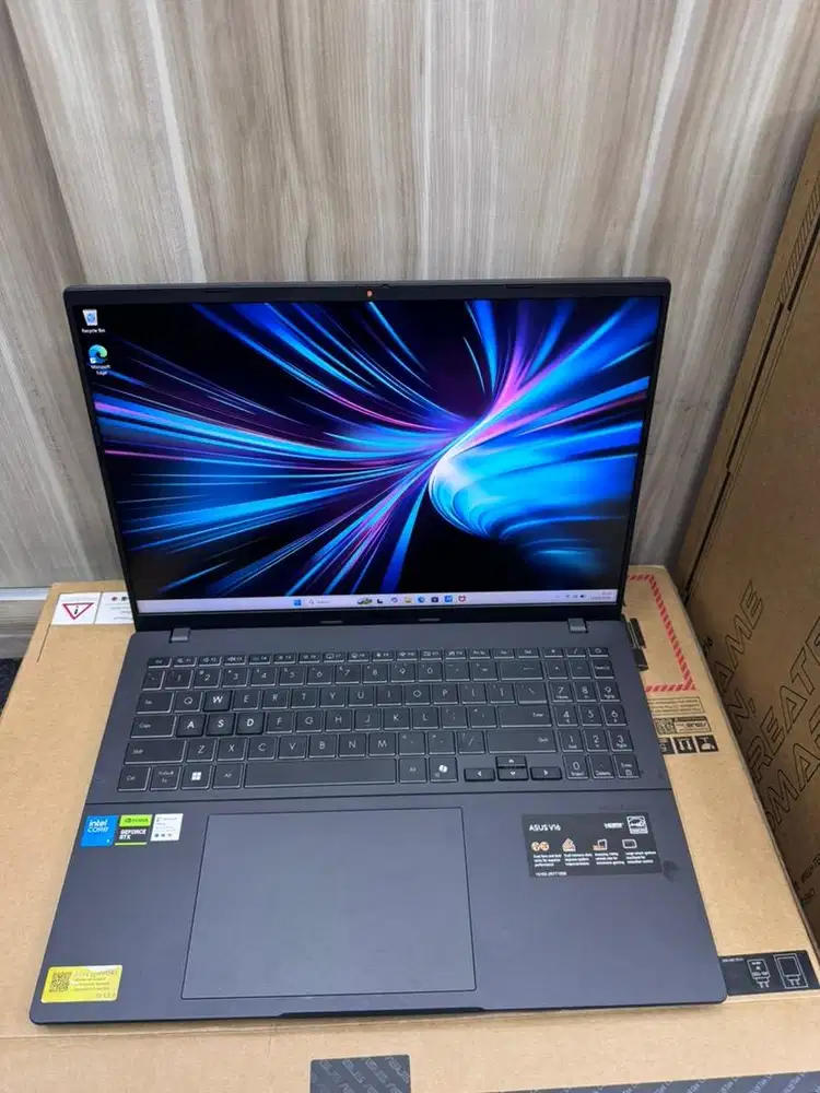 LAPTOP ASUS V16 ram 16/512GB intel core 5 210H bekas mulus