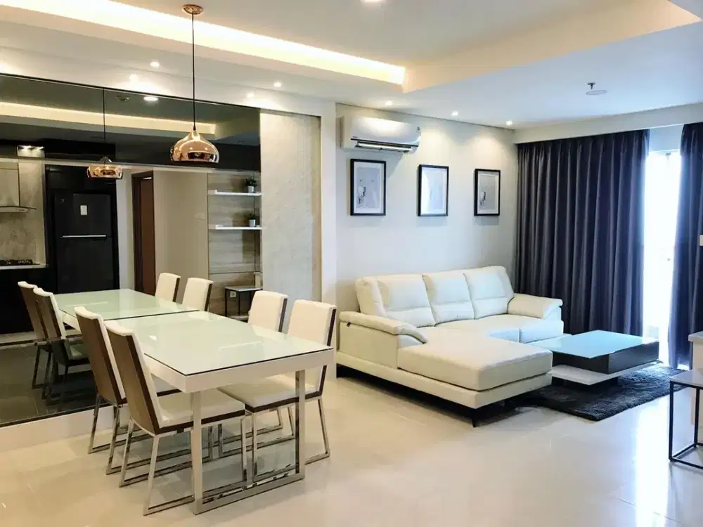Jual dibawah modal condo greenbay luas 118m 3BR Sea View furnished